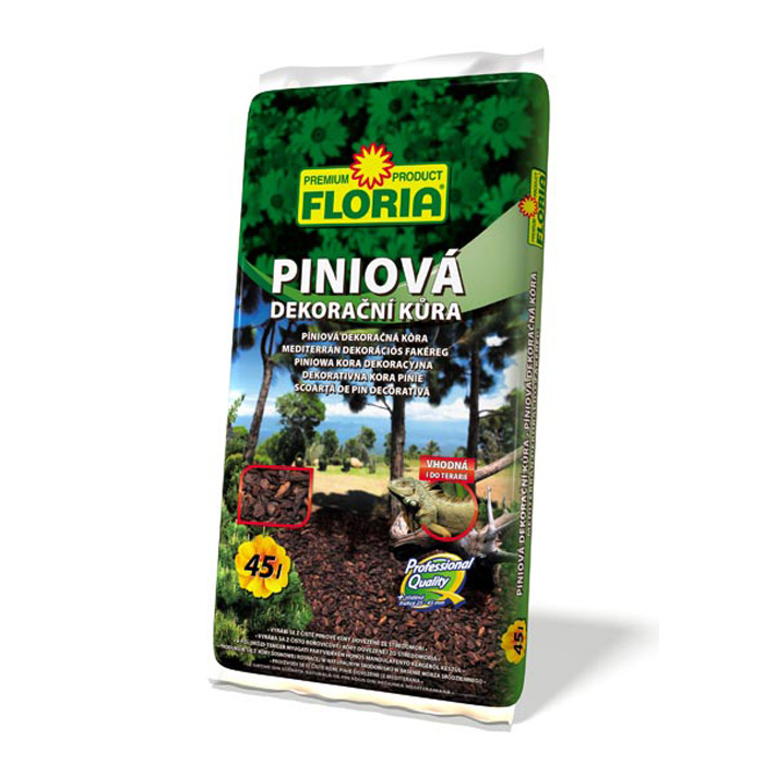 FLORIA Piniová dekorační kůra 45 l